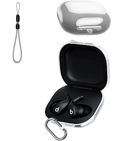 Amazon | Beats Powerbeats Fit 用 ケース TPU クリアカバー 耐衝撃 防